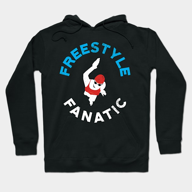 Womens Freestyle Fanatic Swim Hoodie by atomguy